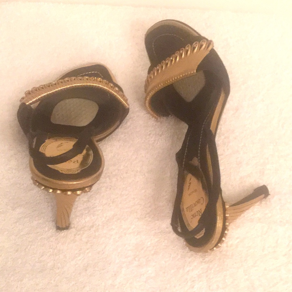 Dress slippers with heel. Not new